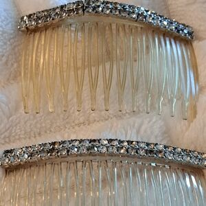 Crystal Embellished Hair Combs